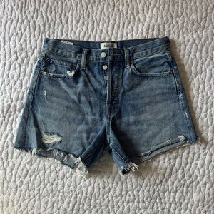 Agolde Parker Long Jean Shorts